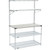 Nexel 5 Shelf, Chrome, Baker's Rack, 48"W x 24"D x 74"H