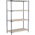 Nexel Nexelite 4 Shelf, Vented Plastic Mat Shelving Unit, Starter, 36"W x 24"D x 63"H