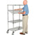 Nexel E-Z Adjust Wire Shelf Truck, 1200 lb. Capacity, 36"L x 18"W x 60"H