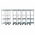 Nexel Space-Trac, 7 Unit, Chrome High Density Shelving, 48"W x 18"D x 88"H, 14' Length