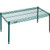 Nexel Poly-Green Wire Dunnage Rack - 36"W x 18"D x 14"H