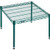 Nexel Poly-Green Wire Dunnage Rack - 30"W x 24"D x 14"H