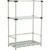 Nexel BK183052Z Poly-Z-Brite 2-Shelf Container/Keg Rack, 30"W x 18"D x 54"H