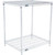 Nexel 2 Shelf, Chrome ESD Wire Shelving Unit, Starter, 30"W x 24"D x 34"H