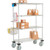 Nexelate Curbside Wire Truck w/4 Shelves & Pneumatic Casters, 72"L x 21"W x 72"H