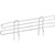 Nexel Stainless Steel Wire Ledge, 18"W x 4"H