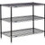 Nexel 3 Shelf, Black Epoxy Wire Shelving Unit, Starter, 48"W x 18"D x 34"H