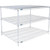 Nexel 3 Shelf, Chrome Wire Shelving Unit, Starter, 48"W x 36"D x 34"H