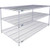 Nexel 3 Shelf, Chrome Wire Shelving Unit, Starter, 72"W x 30"D x 34"H