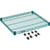 Nexel S2124G Poly-Green Epoxy Wire Shelf 24"W x 21"D