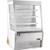 Nexel; Refrigerated Open Air Merchandiser w/ Curtain, 13.8 Cu. Ft., Stainless Steel