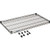Nexel S2136B Black Epoxy Wire Shelf 36"W x 21"D
