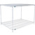 Nexel 2 Shelf, Chrome ESD Wire Shelving Unit, Starter, 60"W x 30"D x 34"H