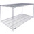 Nexel 2 Shelf, Chrome ESD Wire Shelving Unit, Starter, 72"W x 36"D x 34"H