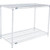 Nexel 2 Shelf, Chrome ESD Wire Shelving Unit, Starter, 48"W x 24"D x 34"H