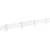Nexel Stainless Steel Wire Ledge, 48"W x 4"H
