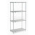 Nexel 4 Shelf, Stainless Steel Wire Shelving Unit, Starter, 36"W x 24"D x 86"H
