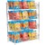 Nexel 4 Shelf, Chrome Basket Wire Shelving Unit, Starter, 36"W x 24"D x 63"H