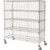 Nexel Enclosed Wire Exchange Truck w/5 Shelves, 800 lb. Capacity, 48"L x 24"W x 69"H