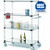 Nexel Stainless Steel Shelf Truck, 1200 lb. Capacity, 48"L x 18"W x 92"H