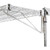 Nexel Chrome Adjustable Wall Mount Additional Wire Shelf Level, Starter, 48"W x 24"D