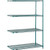 Nexel 4 Shelf, Poly-Green Wire Shelving Unit, Add On, 36"W x 14"D x 86"H