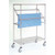 Nexel Chrome High Profile Sterile Wrap Rack, 60"L x 24"W x 68"H