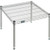 Nexelate Silver Epoxy Wire Dunnage Rack - 24"W x 24"D x 14"H