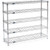 Nexel Wine Bottle Rack - 45 Bottle 36"W x 14"D x 42"H, Chrome