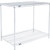 Nexel 2 Shelf, Chrome ESD Wire Shelving Unit, Starter, 42"W x 21"D x 34"H