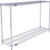 Nexel 2 Shelf, Chrome Wire Shelving Unit, Starter, 54"W x 18"D x 34"H
