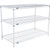 Nexel 3 Shelf, Chrome Wire Shelving Unit, Starter, 48"W x 21"D x 34"H