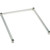 Nexel Poly-Z-Brite Three-Sided Steel Frame 24"W x 24"D