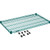 Nexel S2136G Poly-Green Epoxy Wire Shelf 36"W x 21"D
