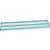Nexel S2472G Poly-Green Epoxy Wire Shelf 72"W x 24"D
