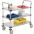 Nexel Stainless Steel Utility Cart w/3 Shelves, 800 lb. Capacity, 48"L x 24"W x 38"H