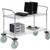 Nexel Chrome Wire Shelf Instrument Cart w/2 Shelves, 1200 Ib. Capacity, 48"L x 24"W x 44"H