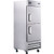 Nexel Reach In Split Door Refrigerator, 2 Solid Doors, 23 Cu. Ft.
