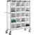 Nexel Stock Picking Truck, Back To Back, 40 Cells, 48"L x 18"W x 69"H, White