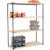 Nexel Nexelite 4 Shelf, Vented Plastic Mat Shelving Unit, Starter, 60"W x 18"D x 74"H