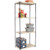 Nexel Nexelite 4 Shelf, Vented Plastic Mat Shelving Unit, Starter, 36"W x 21"D x 86"H