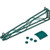 Nexel Poly-Green, Fixed Single Shelf Wall Mount Bracket, 12"D