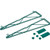 Nexel Poly-Green, Fixed Single Shelf Wall Mount Bracket, 24"D