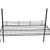 Nexel Black Epoxy Wire Ledge, 48"W x 4"H