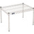 Nexel Chrome Wire Dunnage Rack - 24"W x 18"D x 14"H