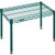 Nexel Poly-Green Wire Dunnage Rack - 30"W x 14"D x 14"H