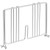 Nexel Stainless Steel Divider, 14"D x 8"H