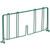 Nexel Poly-Green Divider, 21"D x 8"H
