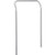 Nexel Stainless Steel, Utility Cart Handle, 24"D