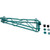 Nexel Poly-Green, Adjustable Double Shelf Post Bracket, 18"D